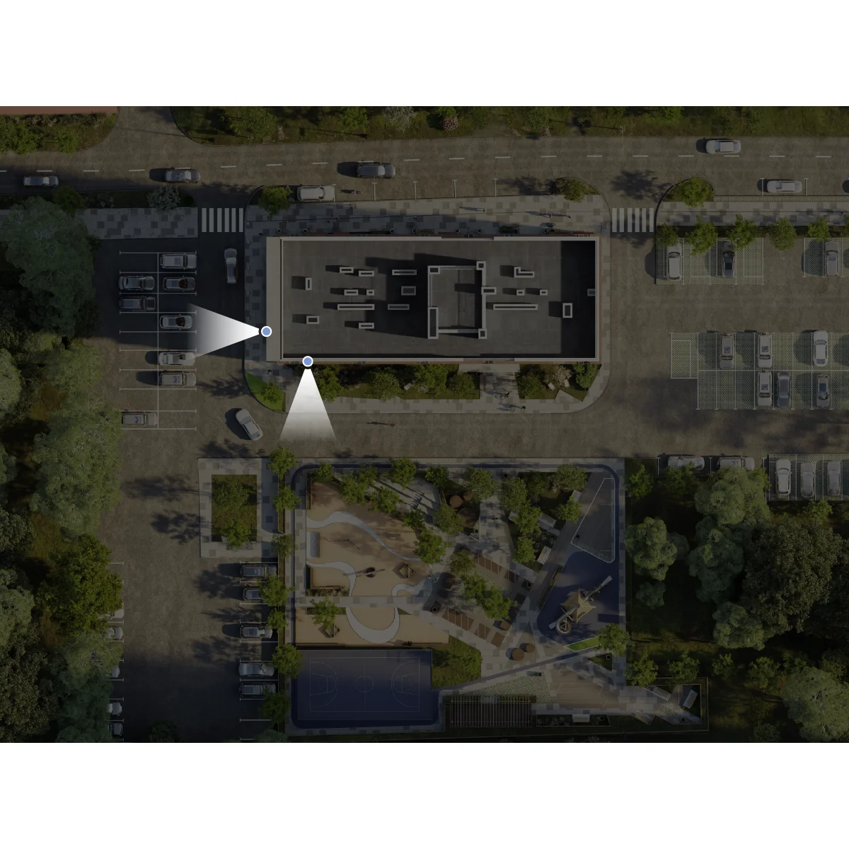 Вид из окна 2-комнатная 61.59 кв. м