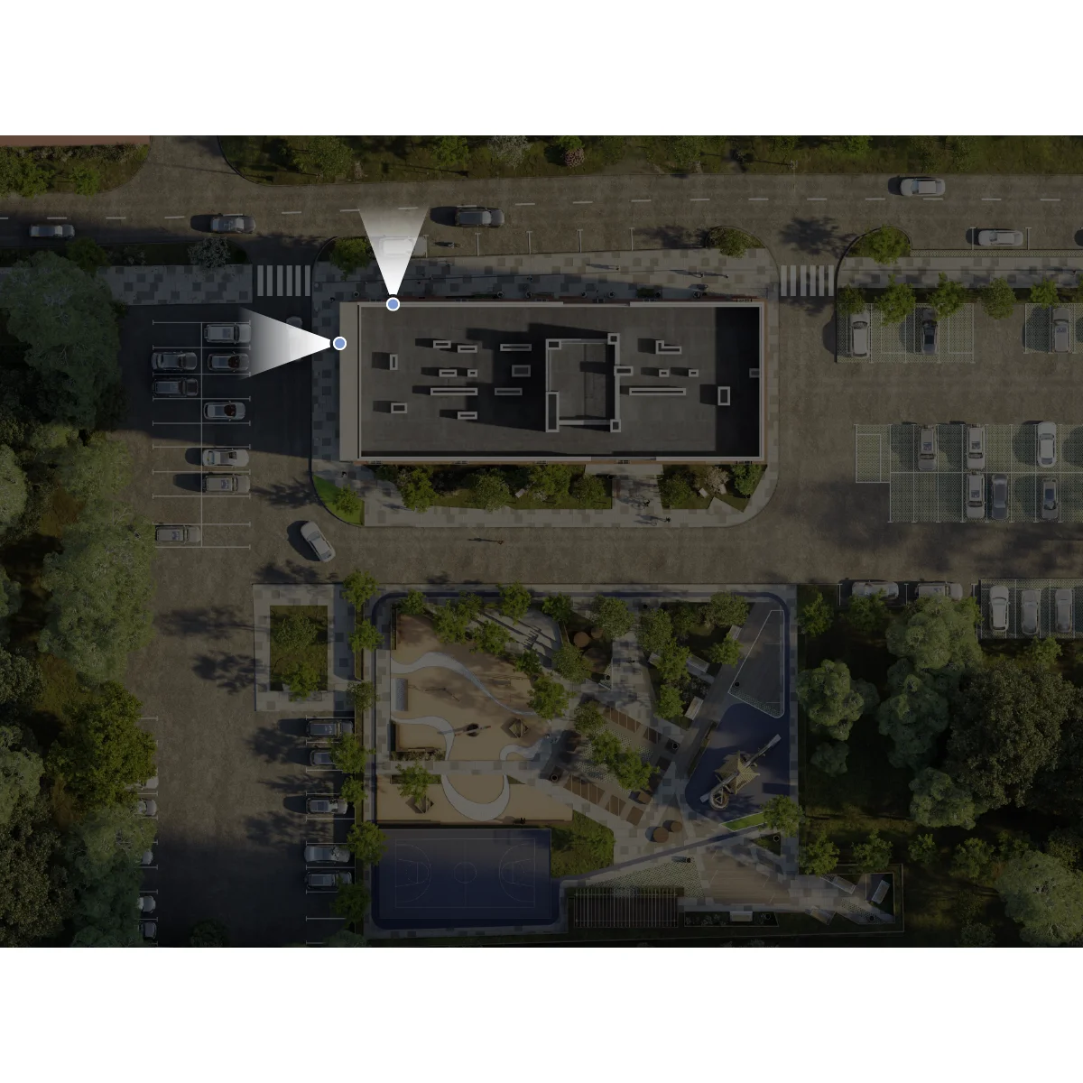 Вид из окна 3-комнатная 69.35 кв. м