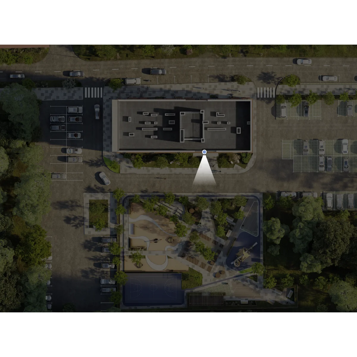 Вид из окна 1-комнатная 36.1 кв. м