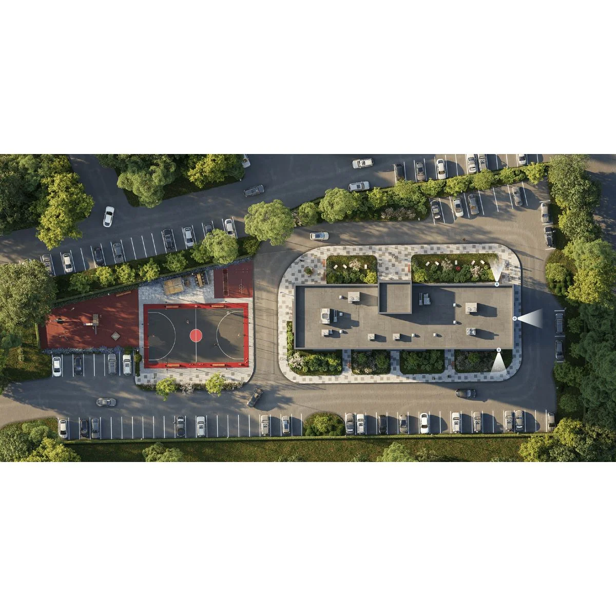 Вид из окна 3-комнатная 86.63 кв. м