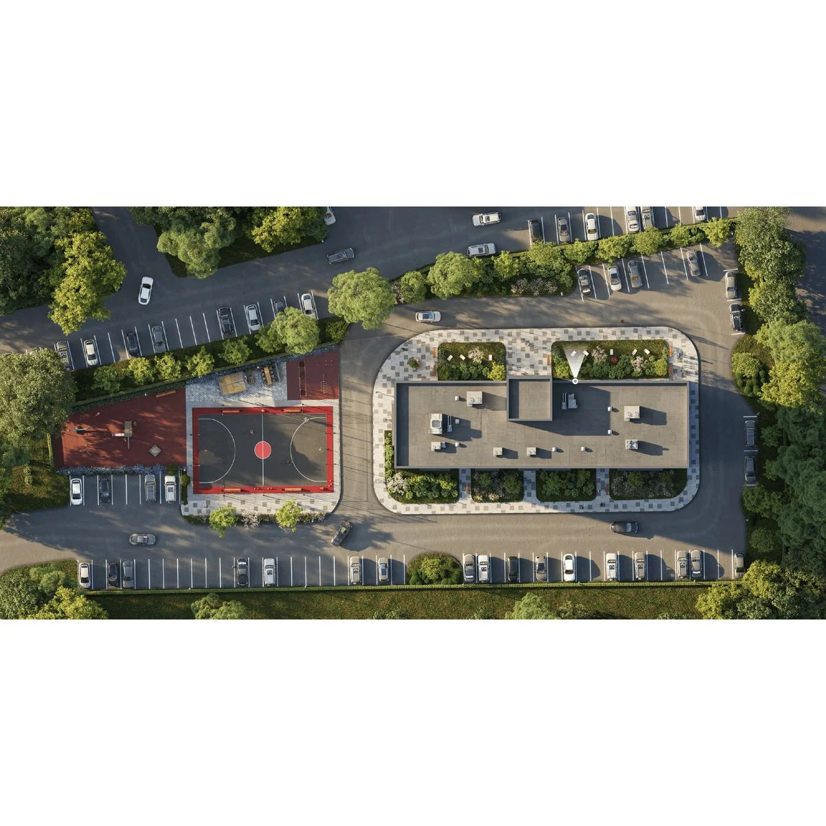 Вид из окна 1-комнатная 40.98 кв. м
